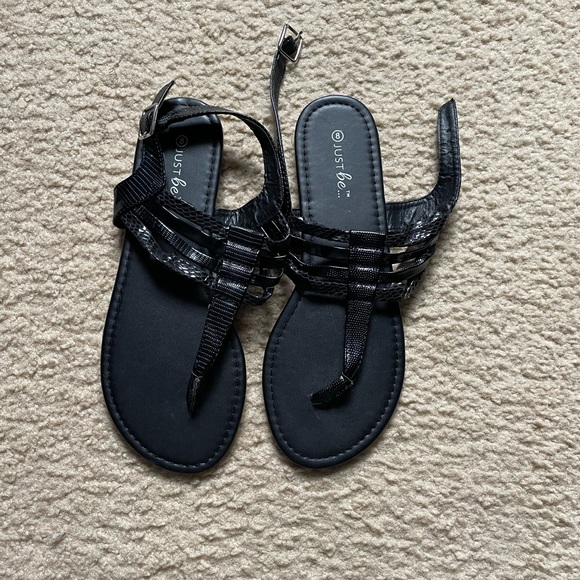 Shoes - Black Sandals